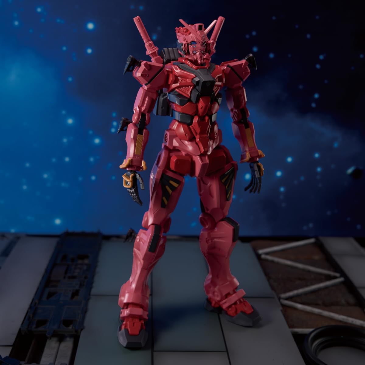 Red Gundam GENKAI Toppa, view 3